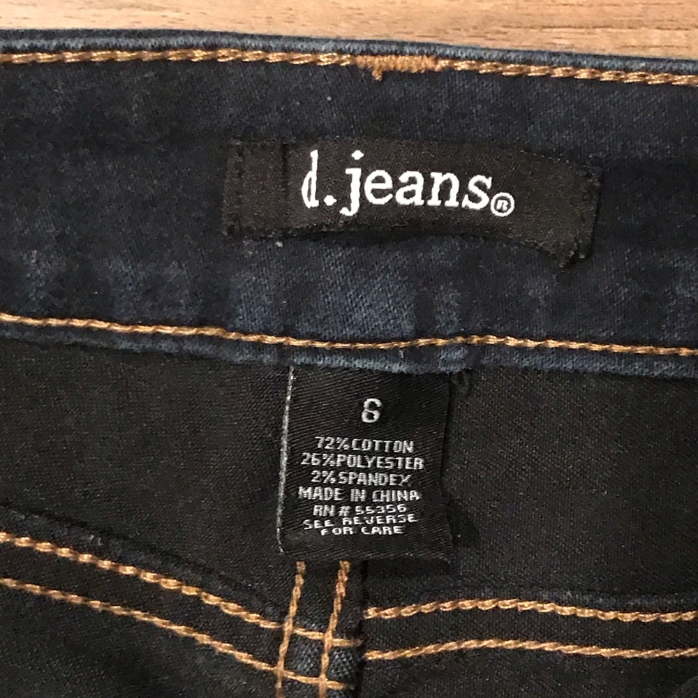 D jeans Capri jeans